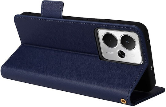 Double Buckle Портмоне Син (Xiaomi 14TRealme 14T)