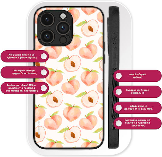 Handyhülle Sonique Fruit Series OnePlus Nord CE 2 Lite 5G Pfirsich