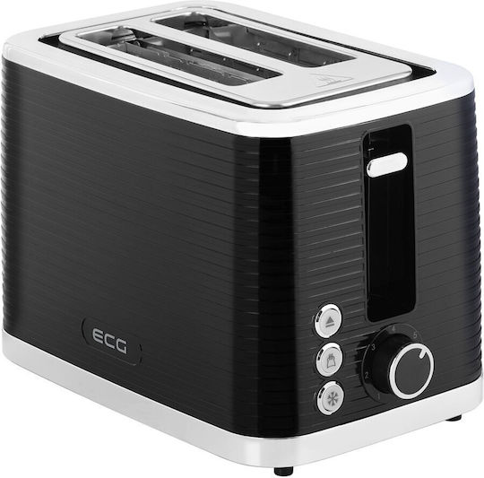 ECG Φρυγανιέρα 2 Θέσεων 930W Γκρι