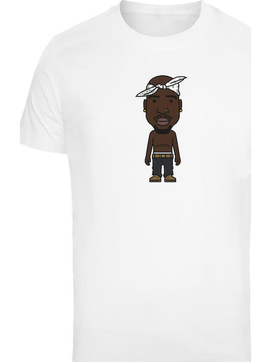 2 Pac La Sketch MT545 T-shirt White
