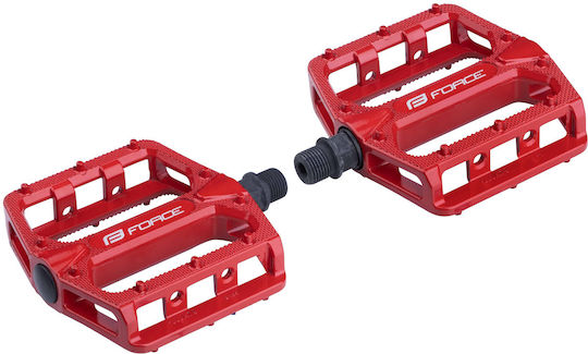 Force Bmx Hot Flat Bicycle Pedals Red