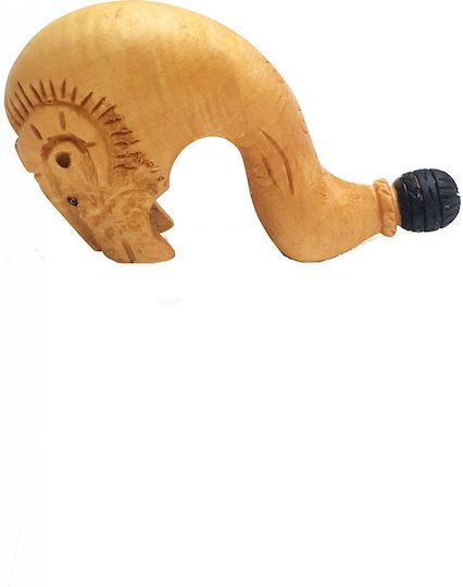 Wooden Art Wooden Walking Cane Head Pixar Carved Ram 0617