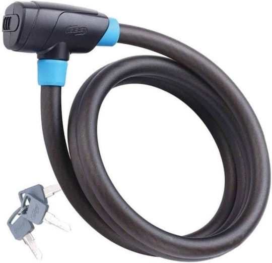 BBB Powersafe Lock BBL-31 Bicycle Cable Lock with Key Black