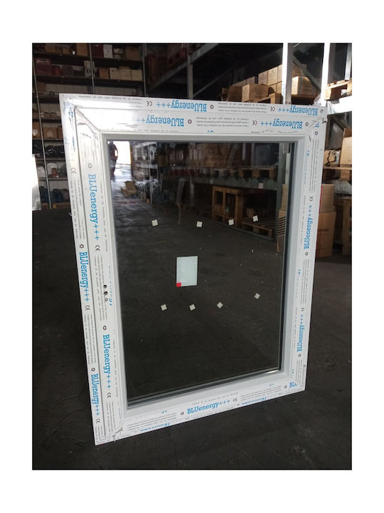 Παράθυρο Pvc 75mm Λευκό 6 Θαλάμων Παράθυρο Pvc 75mm Λευκό 6 Θαλάμων