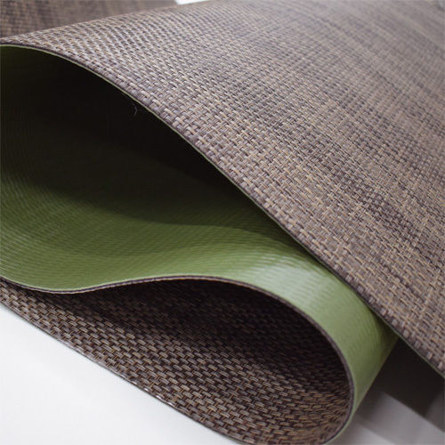 Plastic Floor Mat Tatami L Brown Width 200m