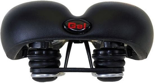 Velo Plush Gel Elasto Черен Велосипедна седалка Градски