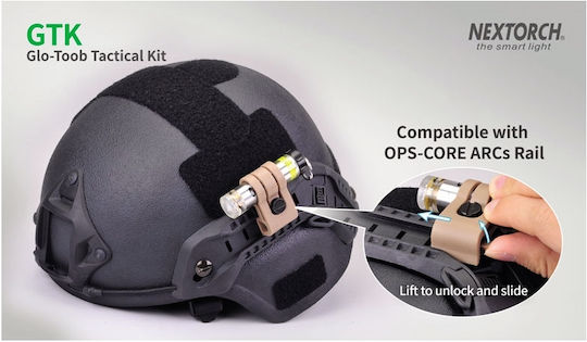 Kit De Adaptare Lanternă Cască Khaki Glo-toob Nextorch