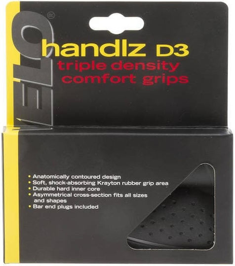 Velo D3 410374 Anatomic Bicycle Handlebar Grips