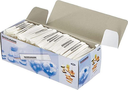 Fackelmann Wooden Toothpicks Individual Packages 1250 Pieces