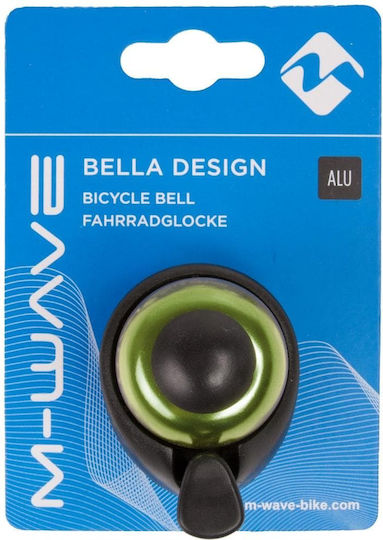 M-Wave Bella Design Велосипедно камбанче Зелен