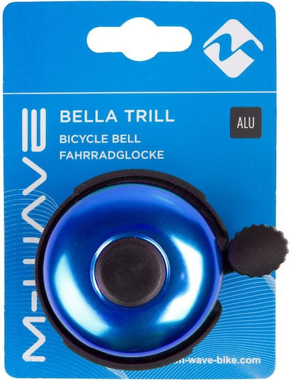 M-Wave Rotary Action Bicycle Bell Blue