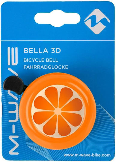 M-Wave Orange Clopot de bicicletă pentru copii Portocaliu