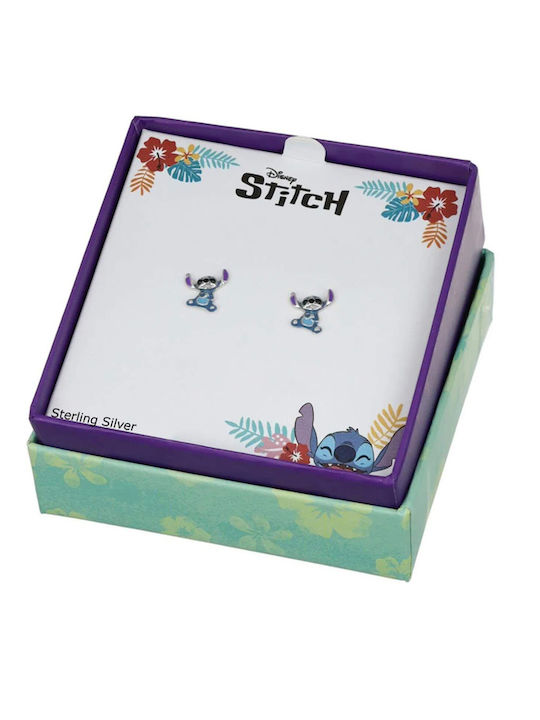Kritsimis Lilo Stitch Hypoallergenic Kids Stud Earrings Made of Silver