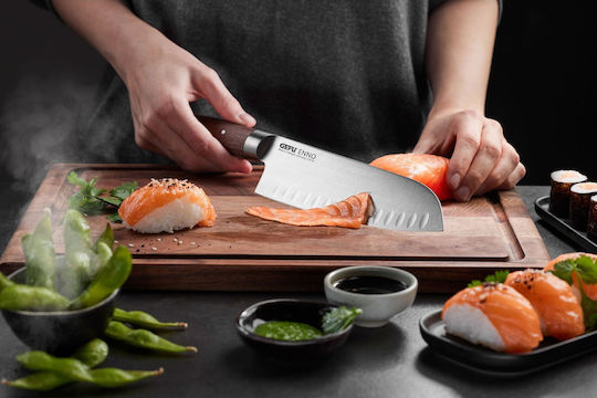 Gefu Enno Santoku Messer aus Rostfreiem Stahl 18cm
