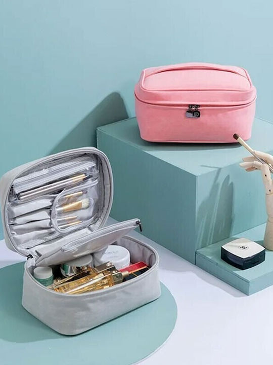 Νεσεσέρ Ταξιδίου Vtg Compact Pink – Αδιάβροχο Θήκες & Διπλό Φερμουάρ