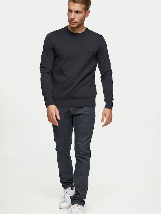 Julian Langarm-Pullover Dark Blue