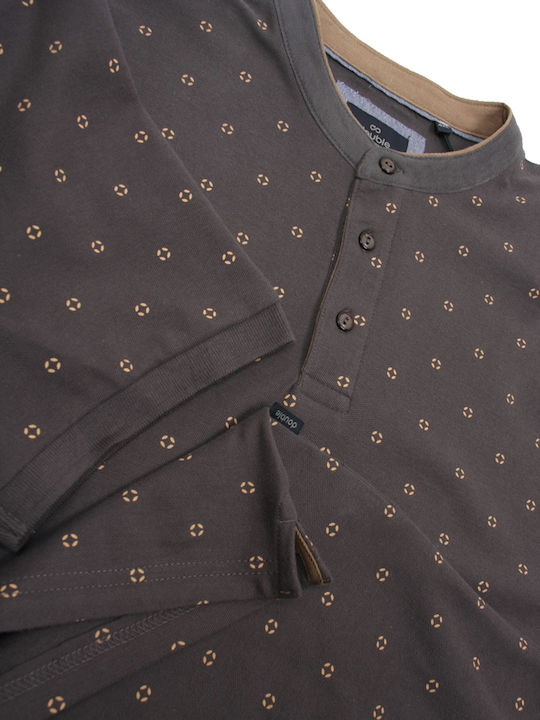 Polo Short Sleeve Gray Blouse