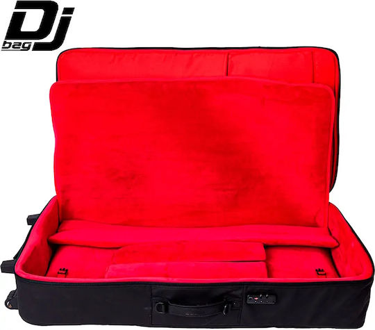 Djbag Backpack Bag Extra Large 4 Chaneel Dj Controller Wheels Pioneerdj Opus-quad Xdj Xz Rx3 Rx2 Alphatheta Xdj-az Rane Four Performer Denondj Prime4 Sc Live4 Sclive2 Roland 808