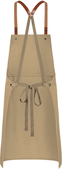 Karlowsky Ποδιά Kellner Ganzkörper Beige