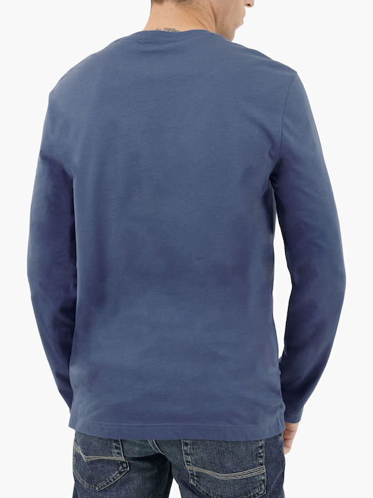 Long Sleeve Blouse Blue