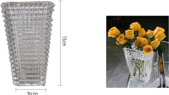 Cosmofan Vase Glas F9xH15cm