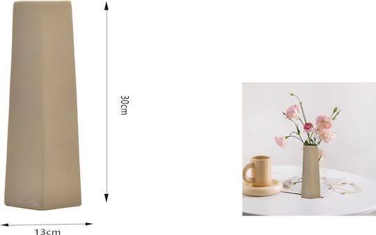 Cosmofan Keramik Vase Φ13xΥ30cm