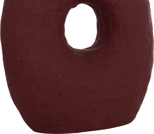 HomeMarkt Decorative Vase Namentis Orange 27x13.5x37cm