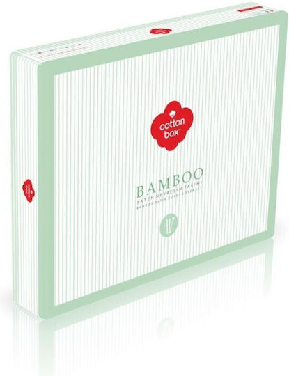 Cottonbox Set Huse Pentru Pilote 200x220cm Dublă Cu 2 Fețe De Pernă & 1 Cearșaf Albastru