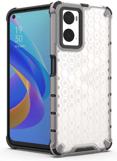 HQWear Back Cover Plastic / Silicone Black (Realme 9iOppo A76)