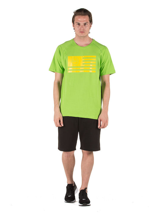 Superlogo Αθλητικό T-shirt Flag Green