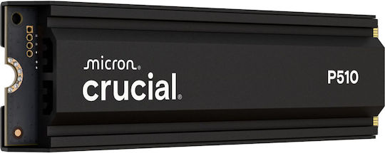 Crucial P510 Gen5 SSD 1TB Тип M.2 с PCI Express 5.0 и Охладител CT1000P510SSD5