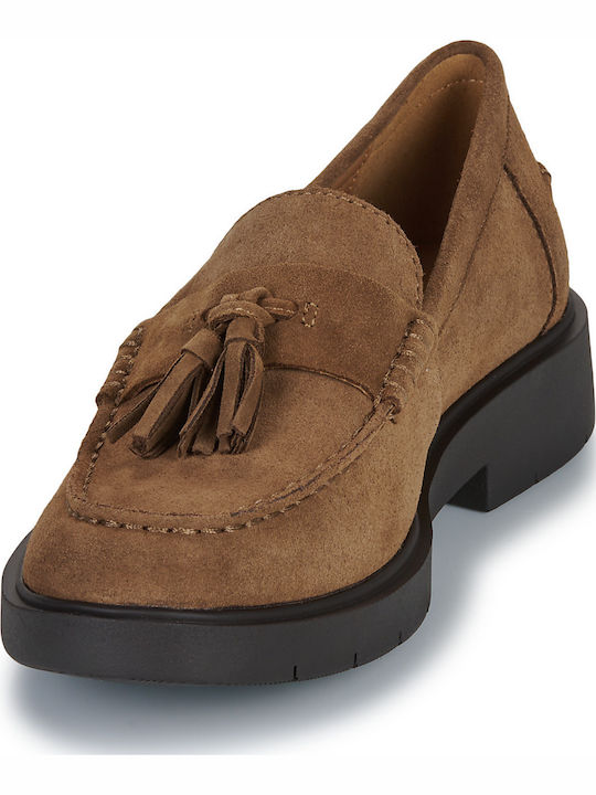 D Spherica Ec1 C Women's Moccasins in Brown Color
