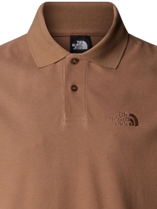 Polo Short Sleeve Brown Blouse