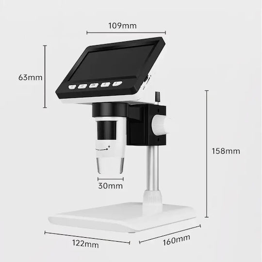 Електронен Микроскоп USB с LCD Монитор Zoom 50-1000x