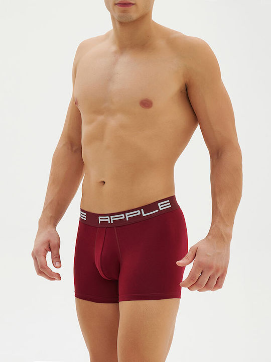 Men's Boxers Black, Burgundy, Khaki 3Pack