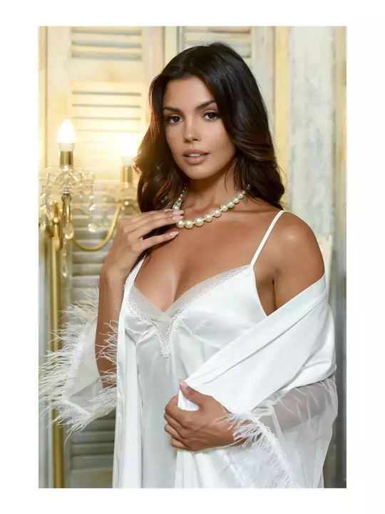 Miss Rosy Summer Women's Robe Ivory Coast