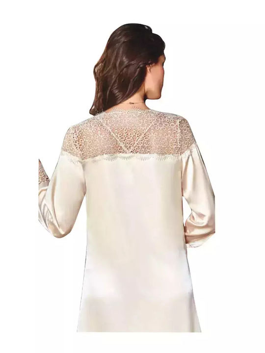 FMS Sommer Braut Damen Robe mit Nachthemd Rotten Apple