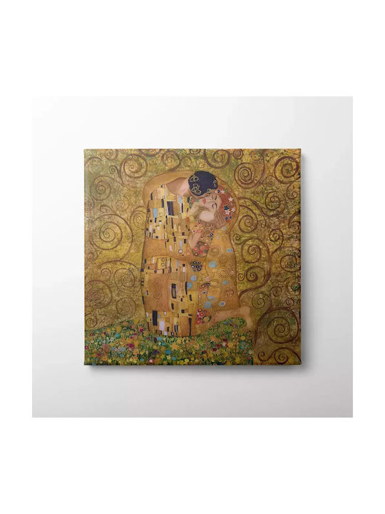 "the Kiss" Gustav Klimt Πίνακας σε Καμβά 80x80cm