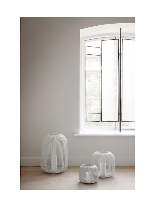 Blomus Tabletop Metallic Lantern Gray 13.5x13.5x10cm