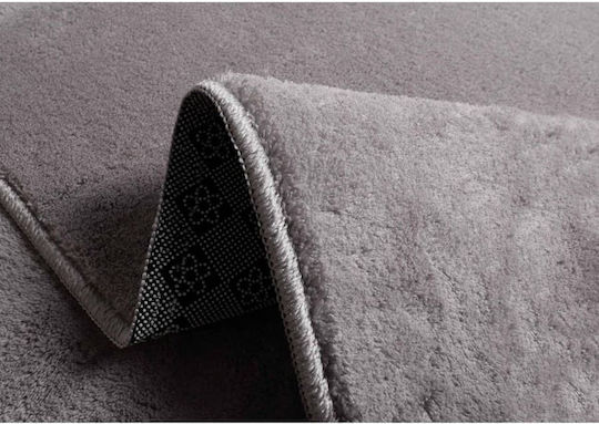 Eco Carpet Fur Schlafzimmerteppich Set mit Fransen - Cordoba Grau