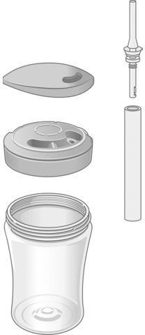 Nuk Παιδικό Ποτηράκι από Πλαστικό Πράσινο 230ml για 12m+