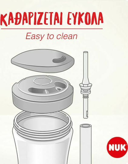 Nuk Παιδικό Ποτηράκι από Πλαστικό Πράσινο 230ml για 12m+