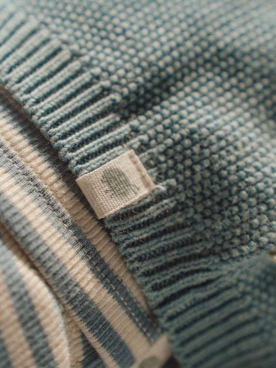 Kids Cardigan Knitted Baby Blue