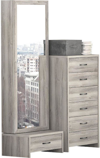 №4 Сив 110x43x178см №4 Сив 110x43x178см