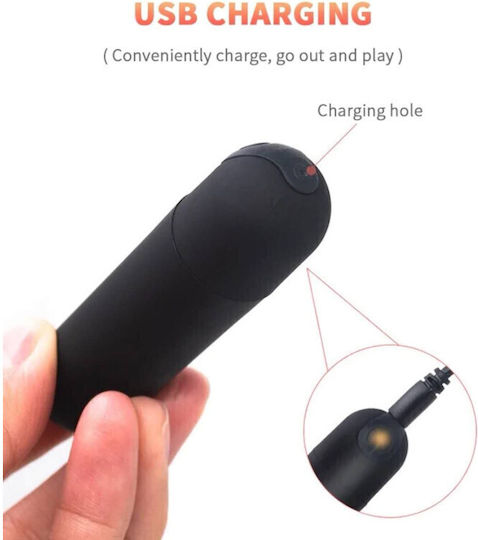 APH Play Mini Vibrator Bullet with Remote Control Brazilian Underwear Black