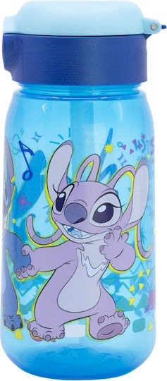 Stor Sticlă Plastică Sticle Pentru Copii Lilo & Stitch Cu Pai 510ml