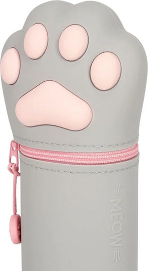 Legami Milano Pencil Case Silicone Barrel Gray