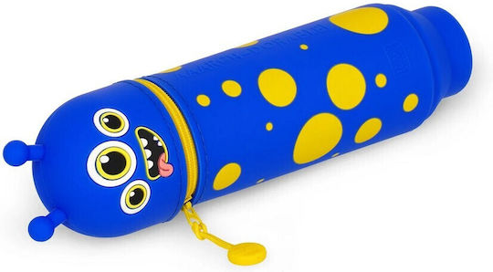Legami Milano Pencil Case Silicone Barrel Blue