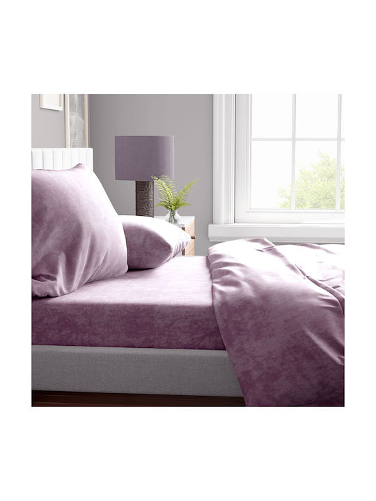 Dimcol Shadow Kissenbezug mit Umschlagumschlag Light Purple 50x70cm.