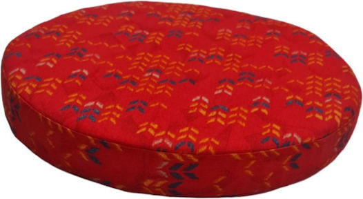 Politishome Garden Chair Cushion Round Red 42x42cm